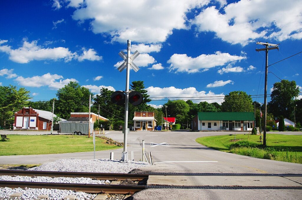 Image of Main Street in Oakland, KY.